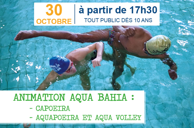  NOUVEAU : Aqua Bahia, à la piscine de Redon ! 