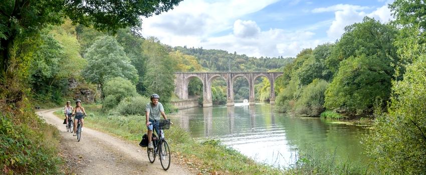 promenade en vélo sur les bords de la Vilaine
