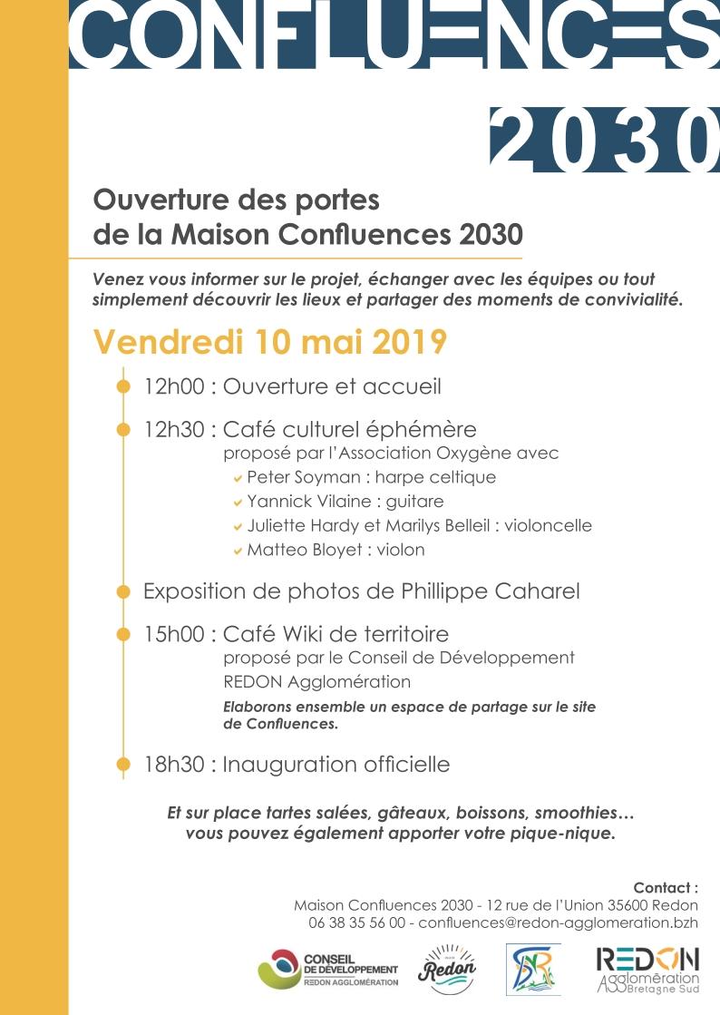 Maison Confluences 2030 - Flyer programme 10 mai