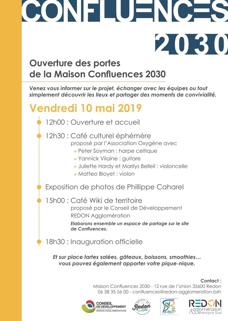 Maison Confluences 2030 - Flyer programme 10 mai 