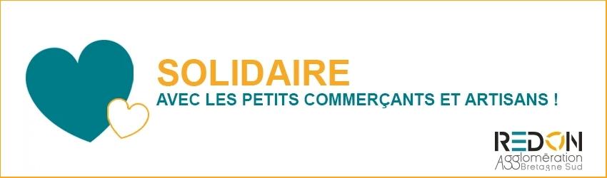 Solidaire avec les petits commerçants