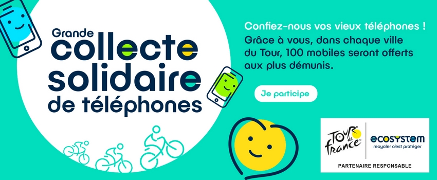 collecte solidaire de téléphones