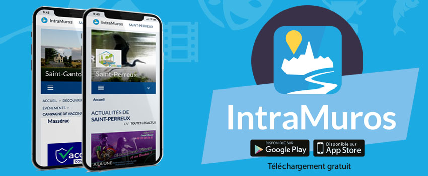smartphone, appli IntraMuros