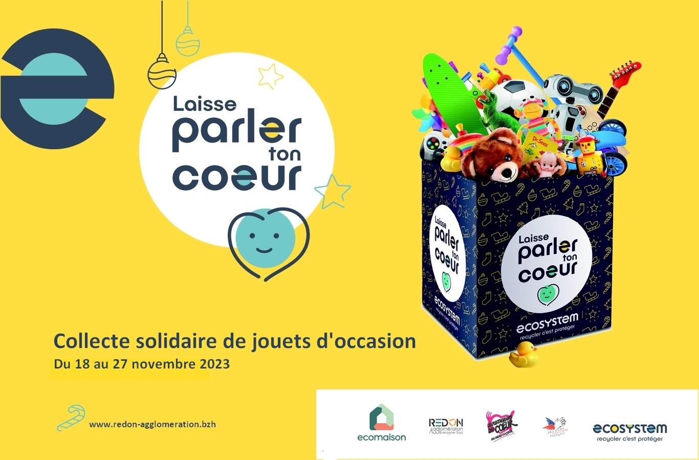 Collecte de jouets d'occasion pour Noël 