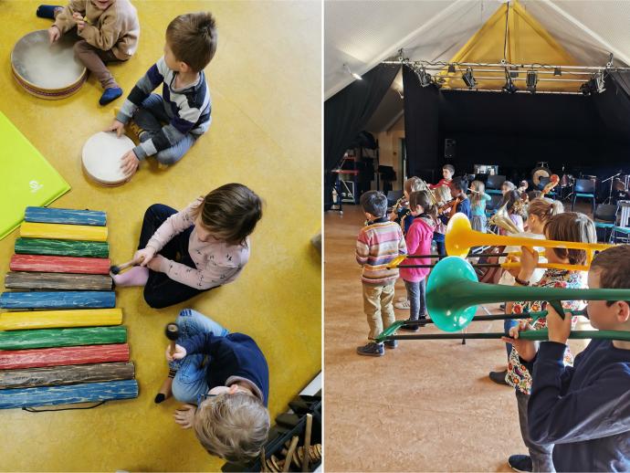 cours collectif, jardin musical