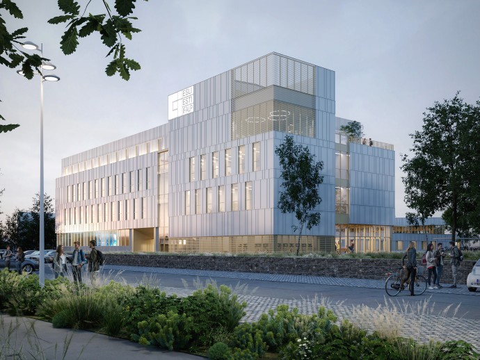vue architecturale du projet Campus Esprit