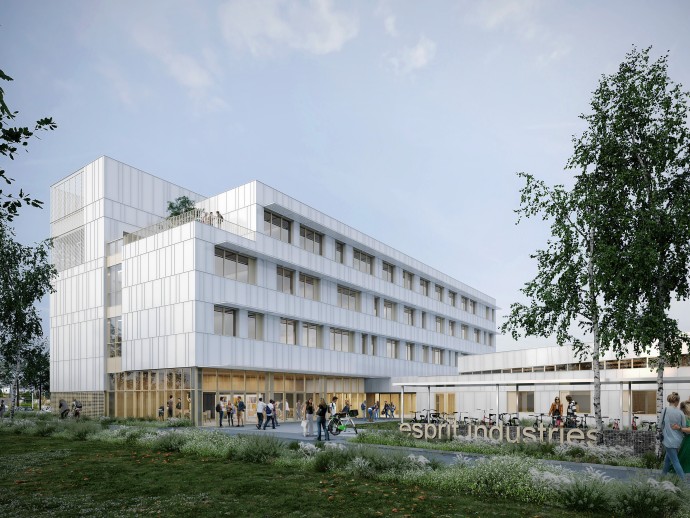 vue architecturale du projet Campus Esprit