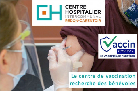 Vaccination Covid : le centre recherche des bénévoles 