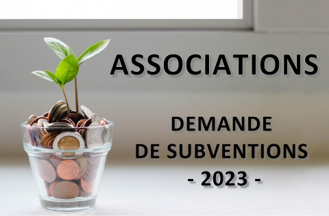 Associations - Demande de subventions 2023