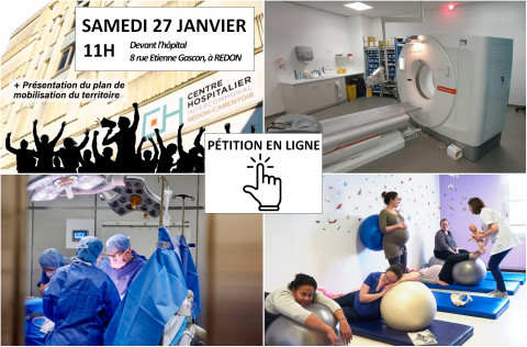 Nouvel hôpital - Appel à la mobilisation (samedi 27 janvier)