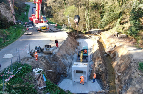 Remplacement du Pont des éclopas, à Saint-Jacut-les-Pins