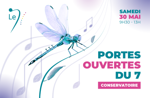 Portes ouvertes (et cours ouverts) au 7 Conservatoire - 2026/2027