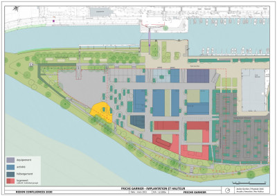 esquisse du projet de réhabilitation des halles Garnier