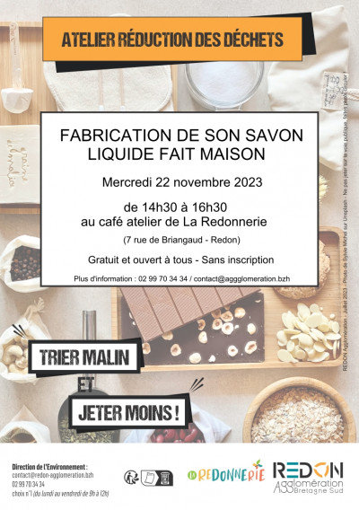 atelier réduction déchets - savon