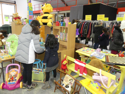 jouets, rayons, accessoires, objets d'occasion