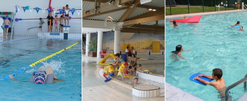 nageurs, bassin de natation, enfants, piscines