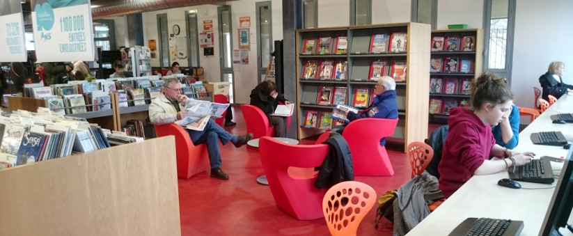 public à la Médiathèque de Redon