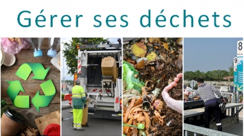 recyclage, benne, compost, déchèterie
