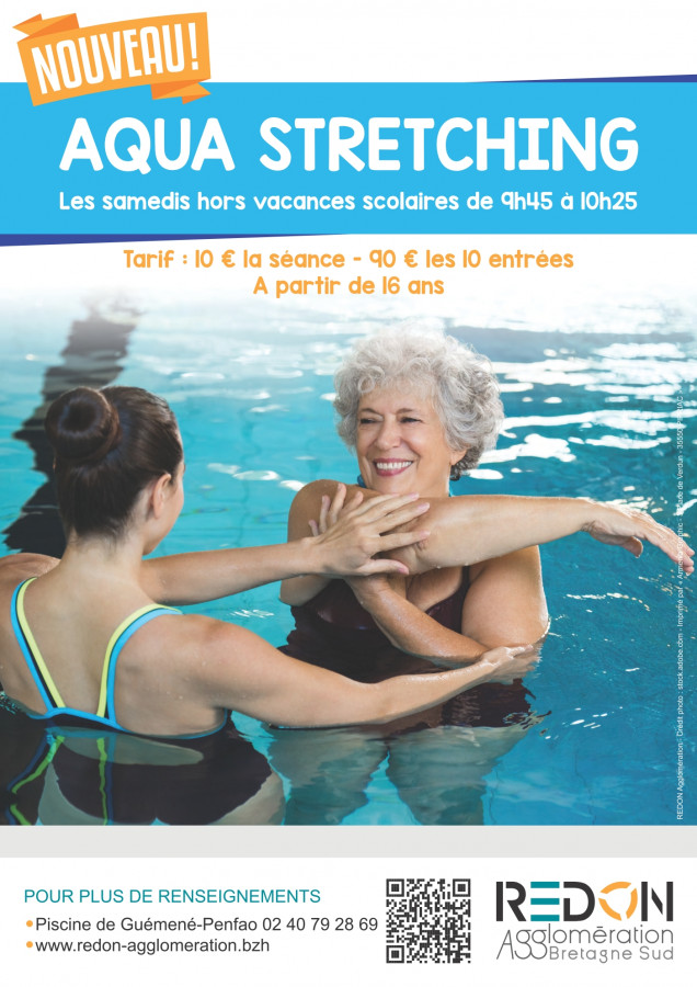 aqua stretching piscine Guémené