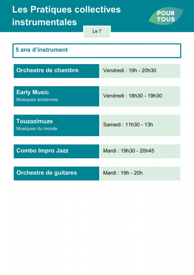 pratiques collectives instrumentales 2025-2026