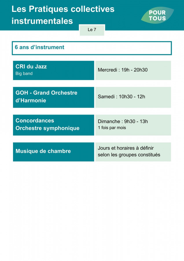 pratiques collectives instrumentales 2025-2026