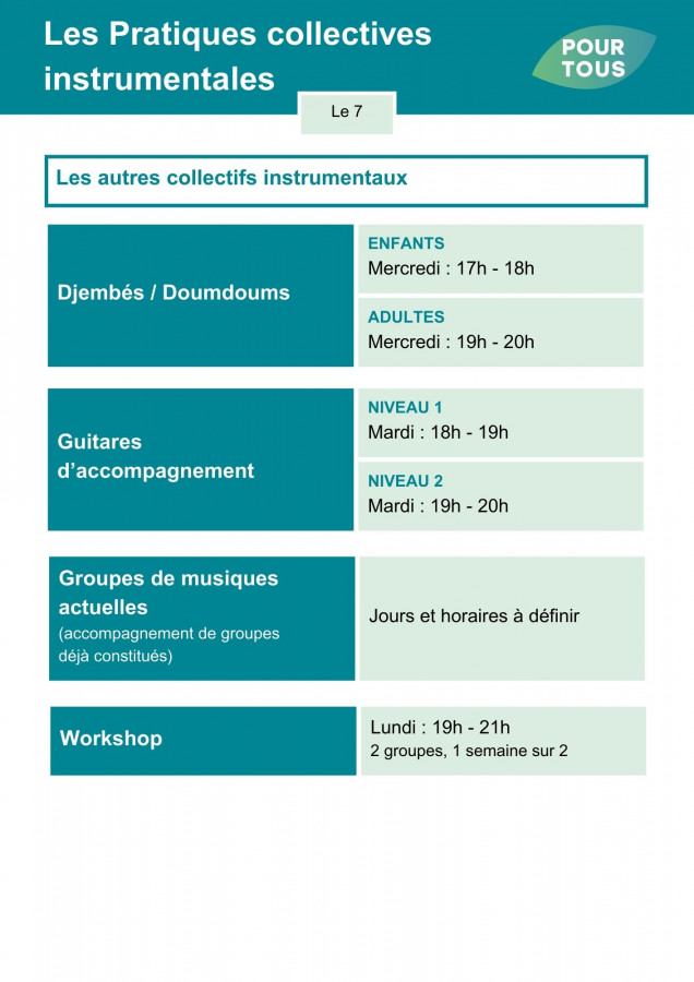pratiques collectives instrumentales 2025-2026