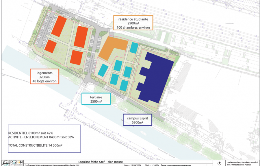 esquisse projet suite Campus
