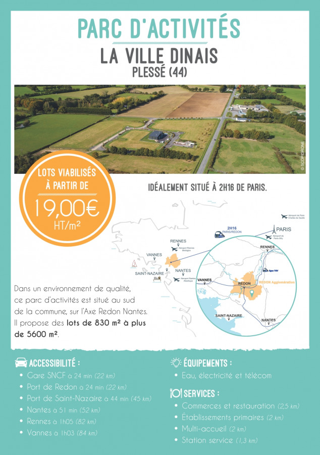 parc activités Plessé - fiche