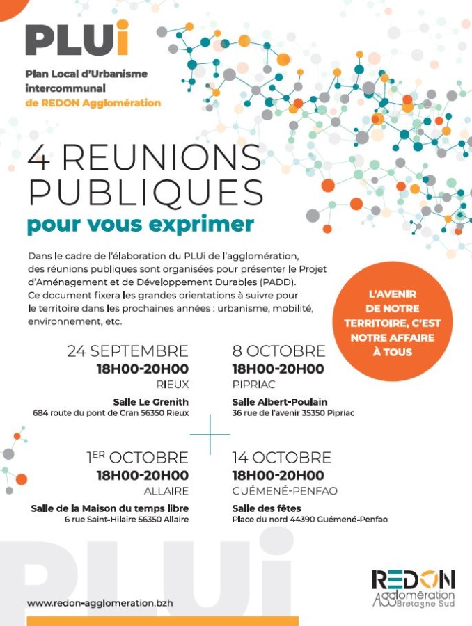 PLUi - réunions publiques 2025