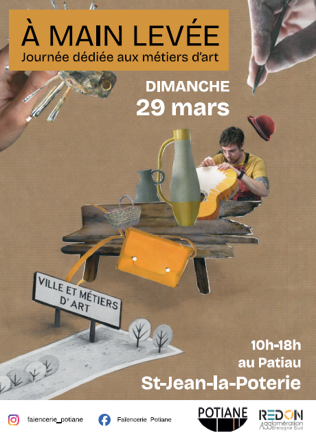 flyer à main levée 2026 - faiencerie potiane