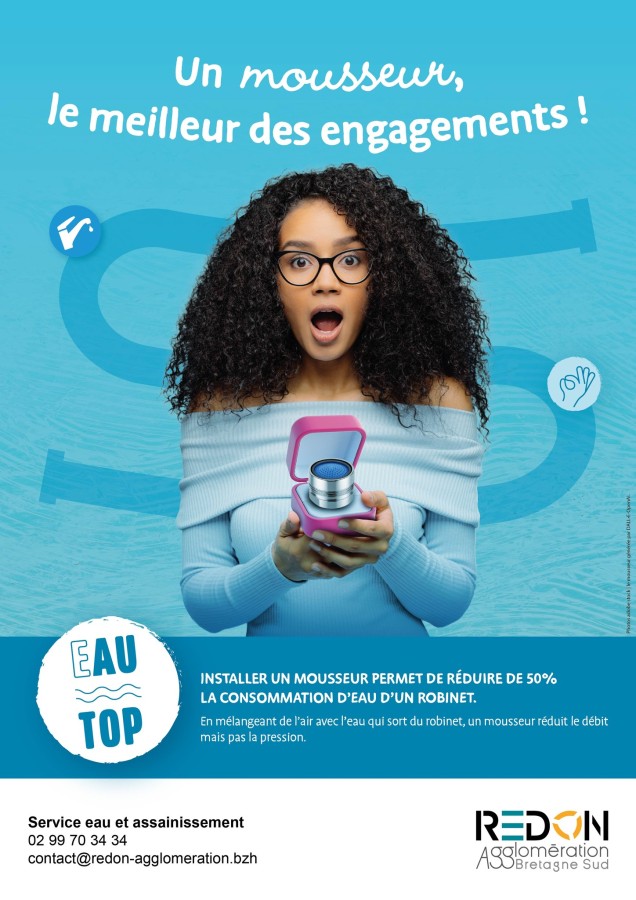 campagne Eau top - mousseur