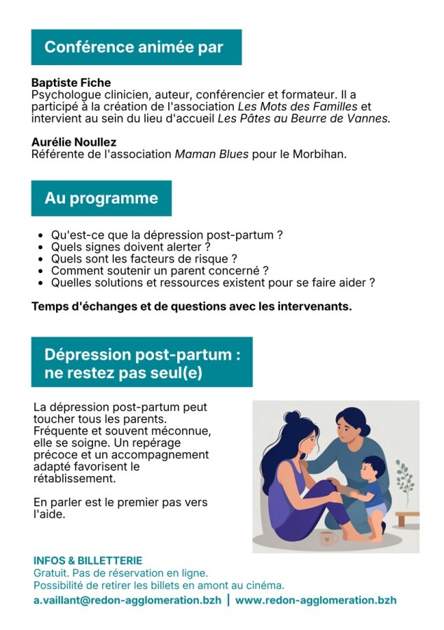 dépression post-partum (verso affiche)