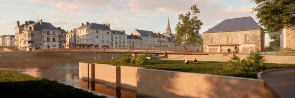 Passerelle piétonne et cyclable 